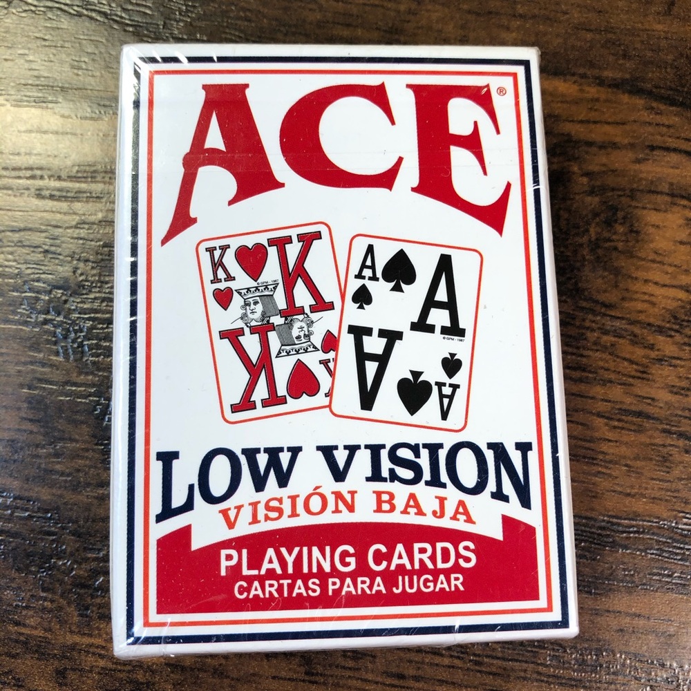 ACE Low Vision Playing Cards